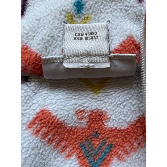 Ariat Womens/Teens Fleece 1/4 Zip Pullover Southwest Aztec print Size Medium - Picture 6 of 8